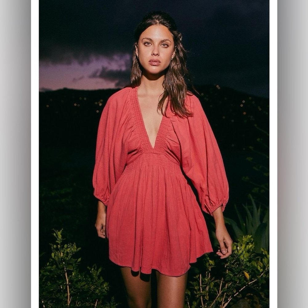 Free people for the moment mini dress size small